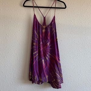 Tie dye dress Thai boho chic hippie